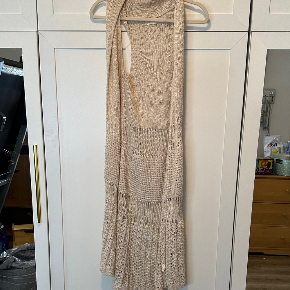 Altar'd State Cream Knit Cardigan